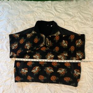 PacSun Black Textured Fleece Pullover